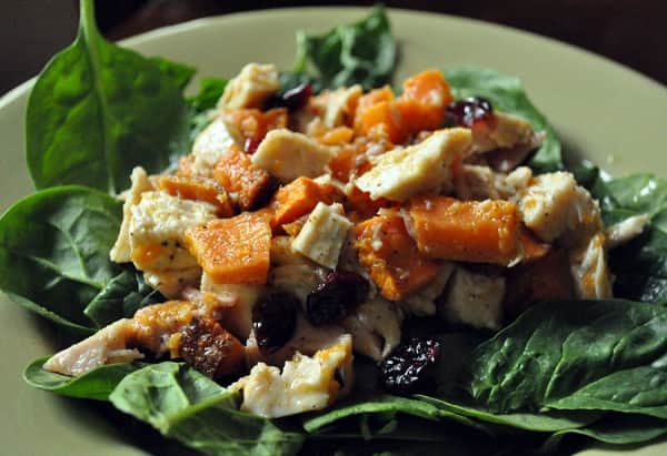 TURKEY: Thanksgiving Leftovers Salad (with Herbes de Provence)